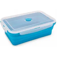 Hobby Hall Taitettava ruokasäiliö Zyle ZY330SB 2000 ml silikoni, vuotamaton, tilaa säästävä