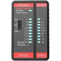 Habotest VERKKOKAAPELIN TESTERI RJ11 RJ45 LAN 8P 6P 4P 2P JA SUOJAUKSEN MITTAUS