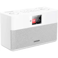 Kenwood CR-ST100S-W, Internet, DAB+, FM, 87,5 - 108 Mhz, PTY, 20 W, täysi kantama