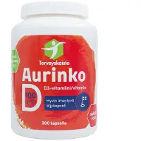 Terveyskaista Aurinko D 100 µg, 200 kaps