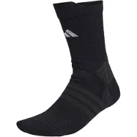 Adidas Urheilusukat 'TENNIS CREW SOCKS CUSHIONED 1 PAIR' musta / valkoinen