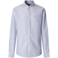 Hackett Ess Bengal Linen Pitkähihainen Kauluspaita