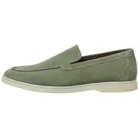 Hackett London for man. HMS200109 Martin Plain Leather Loafers green (44), Flat, None, Casual
