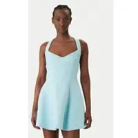 Bardot Deserae Halter Neck Mini Dress - Blue - 40