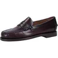 Sebago for woman. 7001530 Classic Dan Leather Loafers burgundy brown (40), Flat, 1 to 3 cm, None, Casual, Party