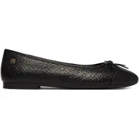 Tommy Hilfiger Th Monogram Ballerina - Black - 36