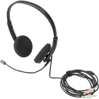 Digitus DA-12202, Langallinen, Toimisto/puhelukeskus, 20 - 20000 Hz, Kuulokkeet, Musta