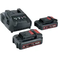 Flex Tarvikesarja P-SET 22Q; 18V; 2x2,5Ah + latauslaite