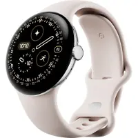 Google Pixel Watch 4 älykello 41 mm WiFi (posliini/hopea)