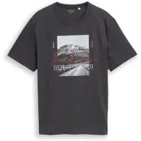 Tom Tailor Photoprint T-Shirt - Grey - XXL