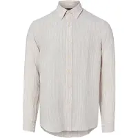 Ralph Lauren for man. 710B15594006 Linen shirt with beige Custom Fit stripes (XXL), Casual, Long sleeve