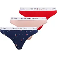 Tommy Hilfiger Uw0uw05530 Tanga 3 Yksiköt