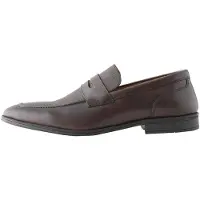 Next Loafer tummanruskea