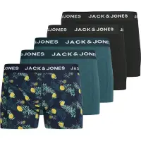 Jack & Jones Jacjake Lemon Trunks 5 Pack - Black - XXL
