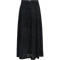 Object Objbianca Mw Lo Long Skirt Noos - Black - XL