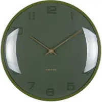 Karlsson seinäkello Fuerte Dome luxury green KA6084DG