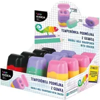 Hobby Hall Kaksoistärkkärin ja pyyhekumi (12kpl) KIDEA - DERFORM