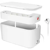 Logilink 5-nastainen jatkojohto, jossa 3 USB-kotelojärjestelijä