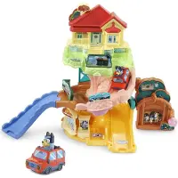 Vtech Cars Tut Tut Bluey Perheen Talo + Perheauto Espanjankielinen Versio