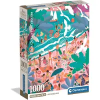 Clementoni - Kompakti 1000 palasta - Sunnuntai rannalla