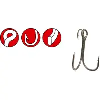 Gamakatsu Hook Treble Twinex 10 kpl kaksihaarakoukku