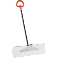 Vevor -lumiauralapio, 76,2 cm ulkokäyttöön tarkoitettu lumiauralapio ergonomisella otteella, HDPE-muoviterä, talvilapiot segmentoidulla kahvalla, metallireunainen nauha, kannettava lumenpoistotyökalu a