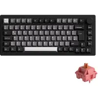 Akko Akkogear Monsgeek M1 V5 VIA Black & Silver Rosewood pelinäppäimistö