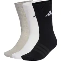 Adidas Urheilusukat 'Ess' meleerattu beige / tummanharmaa / musta / valkoinen