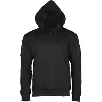 Mil-Tec Tactical Hoodie (Color: Black, Size: 3XL)