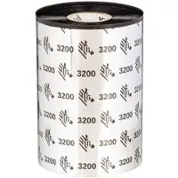 Zebra GT800, Musta, Itse kiinnittyvä tulostintarra, Stanssausmerkintä, Rulla, Paperi, Hartsi, Vaha, Lämpösiirto (03200GT11030)