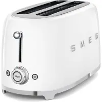 Smeg 50's Style leivänpaahdin 4x2 viipaletta small Valkea