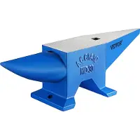 Vevor -sarvialasin, teräsalasin, sepänpaino 30 kg / 66,1 paunaa, sepän alasin, teräsalasin, pyöreä sarvi, metallityö, teräsalasin, sepän reikä