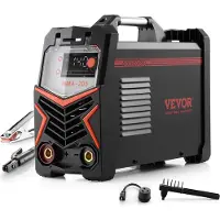 Vevor MMA -hitsauskone, 205A 2-in-1 MMA Lift TIG -puikkohitsauskone, IGBT-invertteri kannettava hitsauskone digitaalisella näytöllä, kuumakäynnistyskaarivoimalla ja tarttumisenestolla (nostopoltin ei