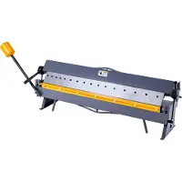 Vevor -laatikko- ja pannujarru, 1220 mm/48 tuuman levymetallin taivutusjarru, 16-kaliiperinen pehmeä teräskapasiteetti, 0–135 asteen säädettävä, metallintaivutuskone 16 sormella, kestävä alumiininen ta