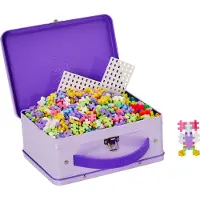 Plus plus Suitcase Pastel Metal - Multi/patterned - ONE SIZE