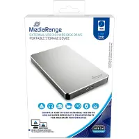 MediaRange USB 3.0 HDD 1TB, 1 TB, 2.5", 3.2 Gen 1 (3.1 Gen 1), 5400 RPM, Hopea (MR996)