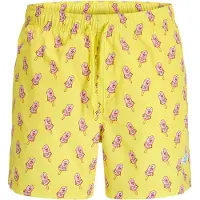Jack & Jones Uimashortsit 'JPSTMaui' suklaa / sitruuna / roosa