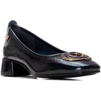 Carmela for woman. 16254001-NAVY Shoes 162540 navy (39), 3 to 5 cm, None, Casual, Patent Leather