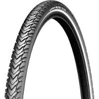 Michelin Protek Cross Reflective Flank 700c X 40 Rigid Tyre Musta 700C x 40