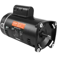 Vevor 1 hv:n allaspumppumoottori, 56Y-runko, 115 V (9 ampeeria) / 230 V (4,5 ampeeria), 3450 rpm, 60 Hz, 1,25 huoltokerroin, 90 μF / 250 V kondensaattori, vastapäivään pyörivä neliölaippainen vaihtomo