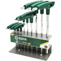 Sata Ruuvimeisselisetti ST09118; HEX; 9 kpl.