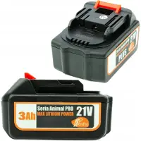 Rosfix Akku Rosfix Animal PRO – Suuri kapasiteetti 3Ah, Nopea lataus, Jännite 21V, MAX Lithium Power