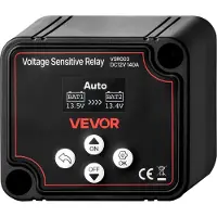 Vevor kaksoisakkueristin, 12 V 140 ampeeria, manuaalinen ja automaattinen VSR-jänniteherkkä rele LCD-näytöllä, älykäs akkueristin litium- ja lyijyakuille, autoille, kuorma-autoille, matkailuautoille,