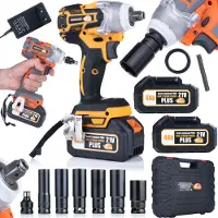 Rosfix Iskuavain Rosfix Orange Doberman 21V OD21V – Harjaton moottori, Vääntömomentti 350 Nm, 2x 4Ah akku Setti