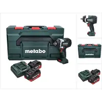 Metabo Mutterinväännin SSW 18 LTX 800 BL 1/2" sisältää 2x5,5Ah akut ja laturin