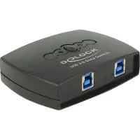 DeLOCK – USB 3.0 Sharing Switch 2 – 1, black (87723)
