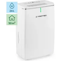 Trotec Ilmankuivain, 24 L/vrk, jopa 50 m², pyykinkuivaustoiminto – TTK 72 E
