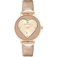 Juicy Couture Naisten kello - - JC1234RGRG - Nahka - Kvarts - 38 mm