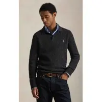 Ralph Lauren Cotton Wool-Lsl-Plo - Grey - L