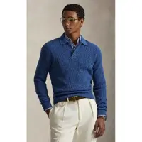 Ralph Lauren Cotton Wool-Lsl-Plo - Blue - M